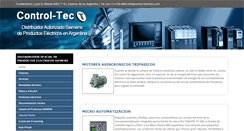Desktop Screenshot of distribuidor-oficial-siemens-productos-electricos.control-technics.com.ar