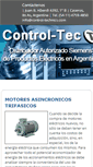 Mobile Screenshot of distribuidor-oficial-siemens-productos-electricos.control-technics.com.ar