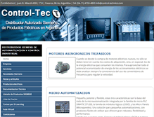 Tablet Screenshot of distribuidor-oficial-siemens-productos-electricos.control-technics.com.ar