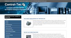 Desktop Screenshot of control-technics.com.ar