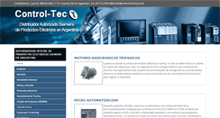 Desktop Screenshot of distribuidor-siemens.control-technics.com