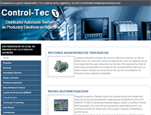 Tablet Screenshot of distribuidor-siemens.control-technics.com
